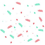 3 Packs Christmas Confetti in Snowflake Shape